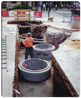 Ciclo Integral del Agua de Valencia - Obras - Construcción de un pozo